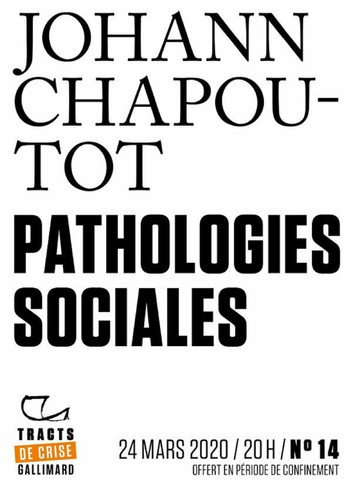 Pathologies sociales de Johann Chapoutot (2020)