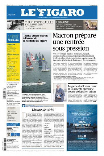 Le Figaro du Lundi 22 Août 2022