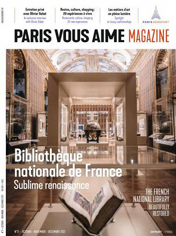 Paris Vous Aime Magazine – Octobre-Décembre 2022